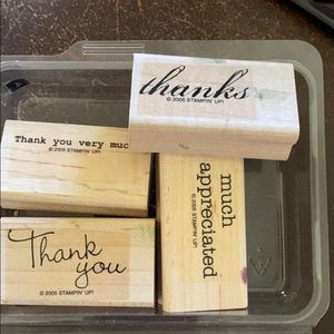 2005 Stampin’ Up! “Much Appreciated” 4 pc set